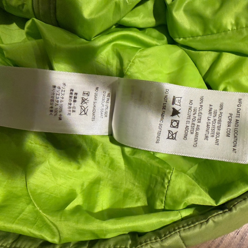 Patagonia Neon Green Men's Outerwear